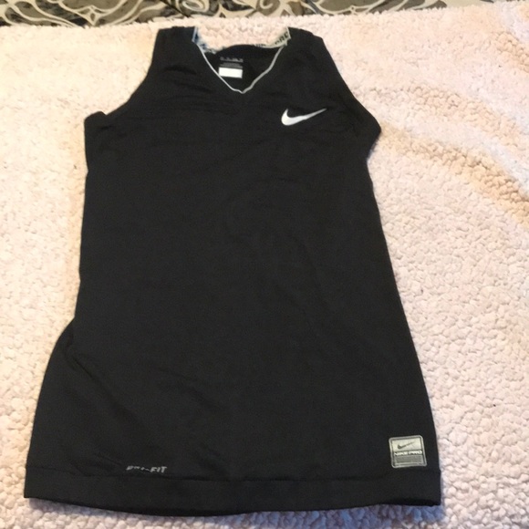nike compression v neck
